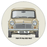Mini 850 1969-80 (MKIII) Coaster 4